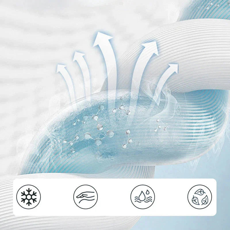 Conjunto de Cama de Seda Gelada Para o Verão